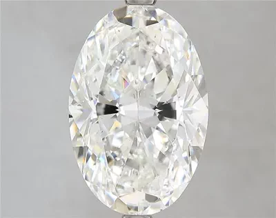 5.04ct I SI2 Rare Carat Ideal Cut Oval Diamond