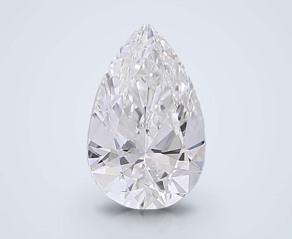 1.56ct E VS1 Rare Carat Ideal Cut Pear Lab Grown Diamond