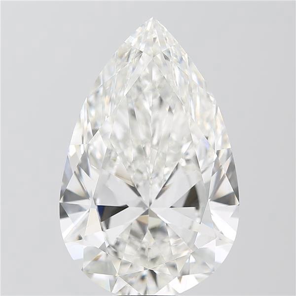 15.00ct F VVS2 Rare Carat Ideal Cut Pear Lab Grown Diamond