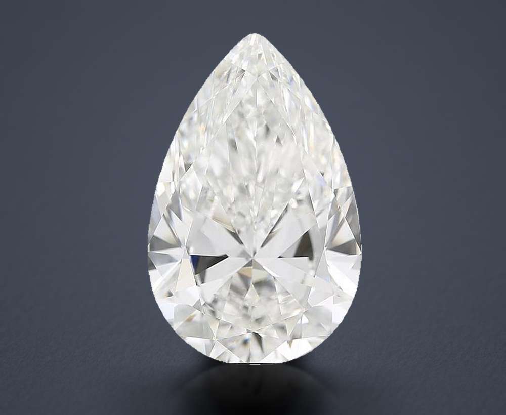 15.00ct F VVS2 Rare Carat Ideal Cut Pear Lab Grown Diamond