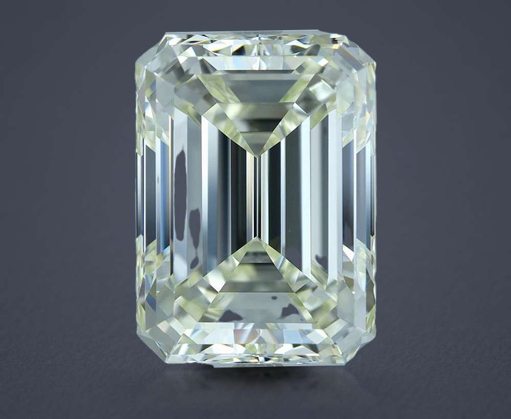 7.40ct K VVS2 Rare Carat Ideal Cut Emerald Diamond