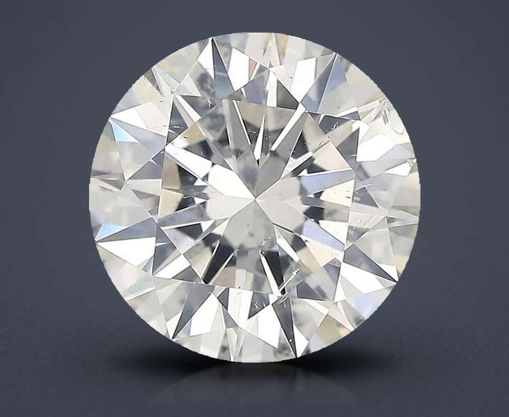 2.50ct H SI2 Rare Carat Ideal Cut Round Diamond