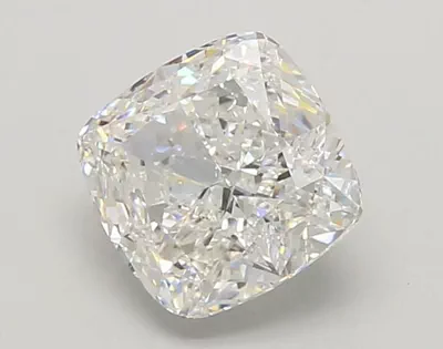 2.03ct E VVS2 Rare Carat Ideal Cut Cushion Lab Grown Diamond