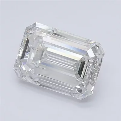 3.07ct G SI1 Excellent Cut Emerald Lab Grown Diamond