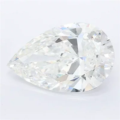7.02ct F VVS2 Rare Carat Ideal Cut Pear Lab Grown Diamond