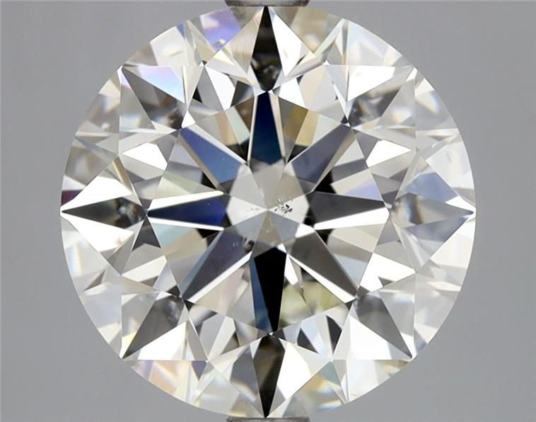 4.01ct K SI1 Rare Carat Ideal Cut Round Diamond