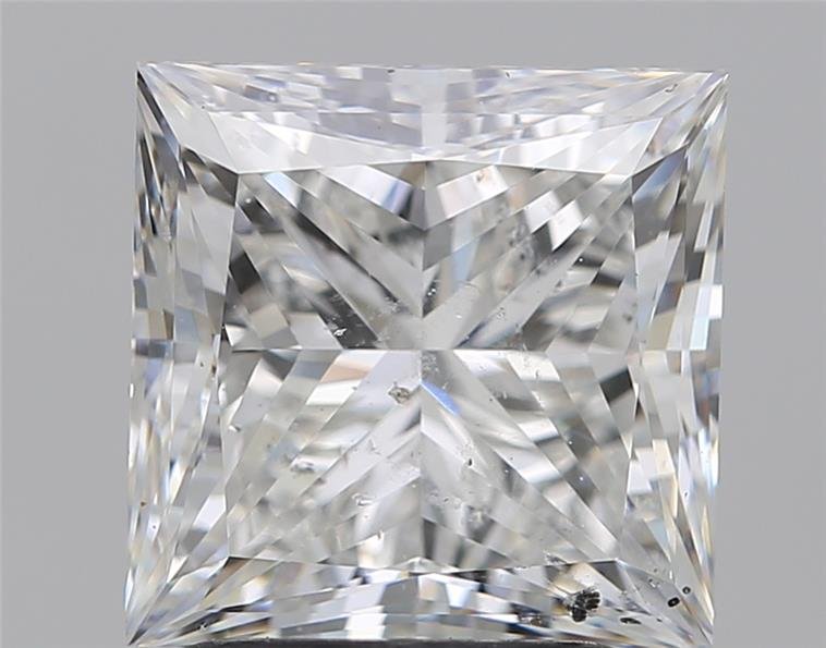 2.71ct F SI2 Rare Carat Ideal Cut Princess Diamond