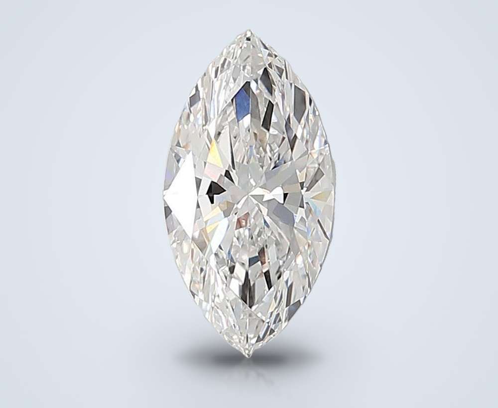 6.10ct E VVS2 Rare Carat Ideal Cut Marquise Lab Grown Diamond