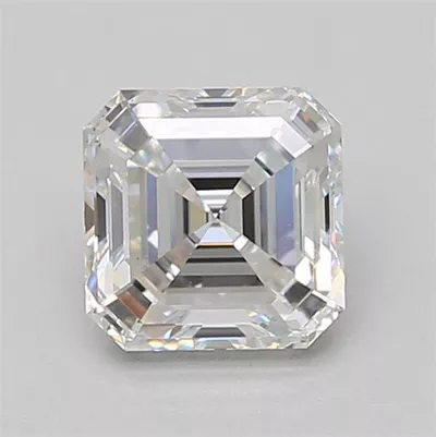 1.58ct D VS1 Rare Carat Ideal Cut Asscher Lab Grown Diamond