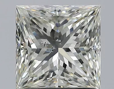 1.52ct K SI2 Rare Carat Ideal Cut Princess Diamond