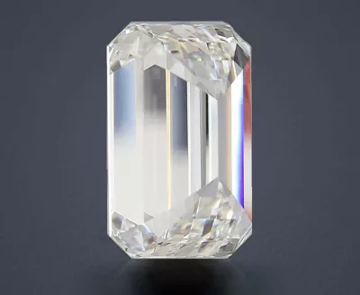 15.04ct F VVS2 Rare Carat Ideal Cut Emerald Lab Grown Diamond