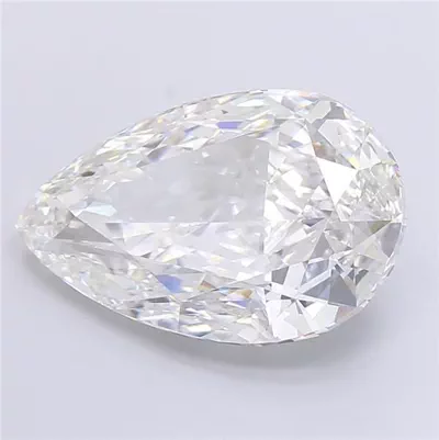 18.22ct F VVS2 Rare Carat Ideal Cut Pear Lab Grown Diamond