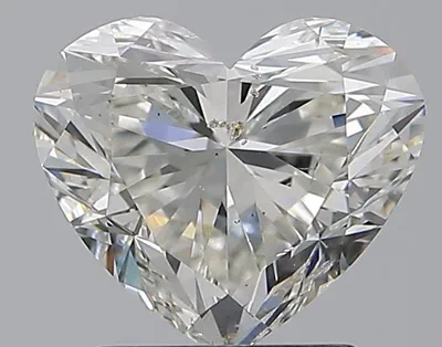 2.00ct J SI2 Rare Carat Ideal Cut Heart Diamond