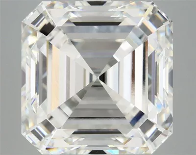 7.18ct F VVS2 Rare Carat Ideal Cut Asscher Lab Grown Diamond