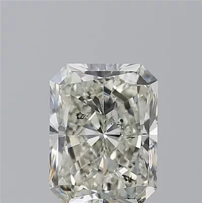 3.01ct K SI2 Rare Carat Ideal Cut Radiant Diamond