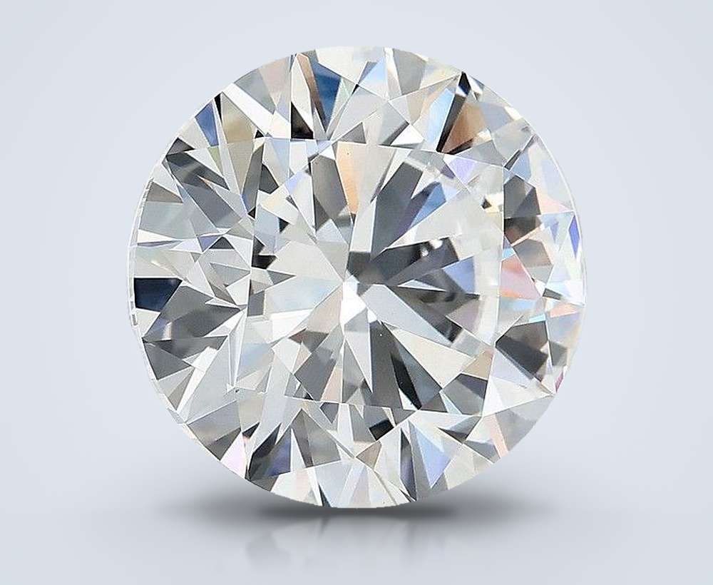 9.05ct E VVS2 Very Good Cut Round Lab Grown Diamond