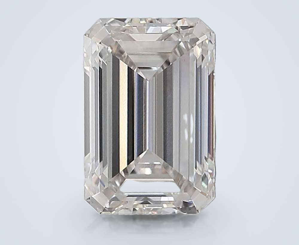 6.95ct G VS1 Rare Carat Ideal Cut Emerald Lab Grown Diamond