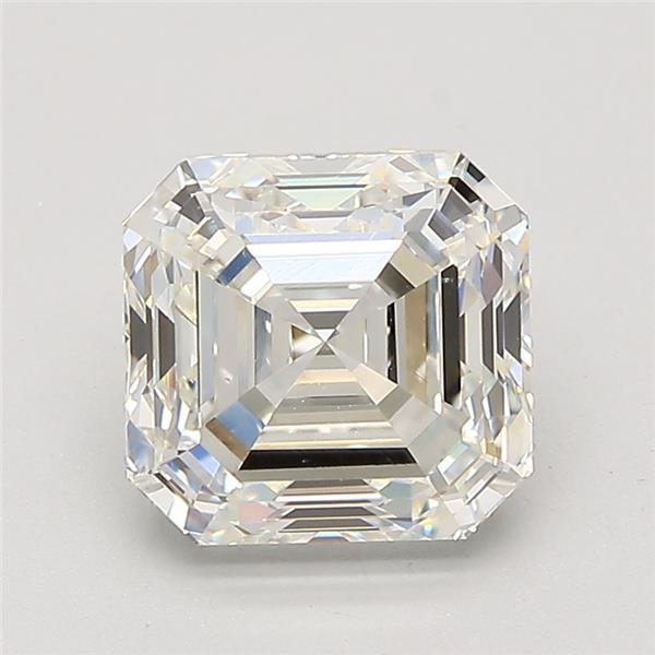 2.50ct J VS2 Very Good Cut Asscher Diamond