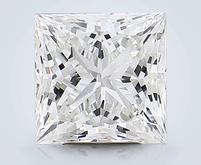 5.09ct G VVS2 Rare Carat Ideal Cut Princess Lab Grown Diamond