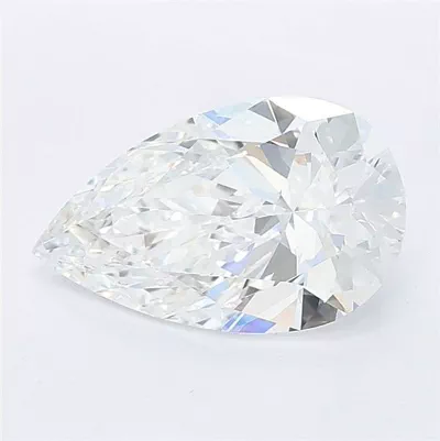 1.58ct D VVS2 Rare Carat Ideal Cut Pear Lab Grown Diamond