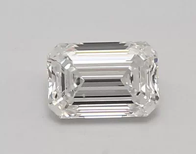 0.84ct D VVS2 Rare Carat Ideal Cut Emerald Lab Grown Diamond