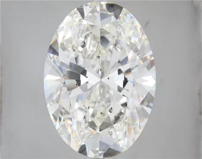 25.84ct H SI1 Rare Carat Ideal Cut Oval Lab Grown Diamond
