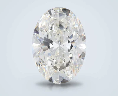 25.84ct H SI1 Rare Carat Ideal Cut Oval Lab Grown Diamond