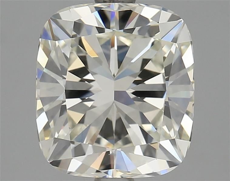 3.09ct J VVS2 Rare Carat Ideal Cut Cushion Diamond