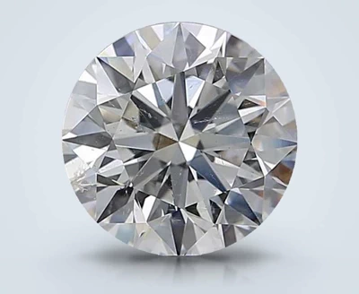 3.02ct G SI2 Rare Carat Ideal Cut Round Diamond