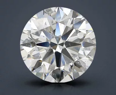 11.02ct H SI2 Rare Carat Ideal Cut Round Diamond