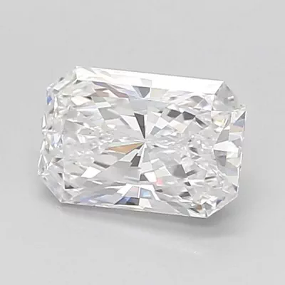 1.01ct D VVS2 Rare Carat Ideal Cut Radiant Lab Grown Diamond