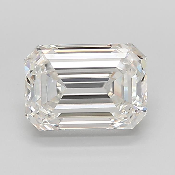 4.55ct H VVS2 Excellent Cut Emerald Lab Grown Diamond