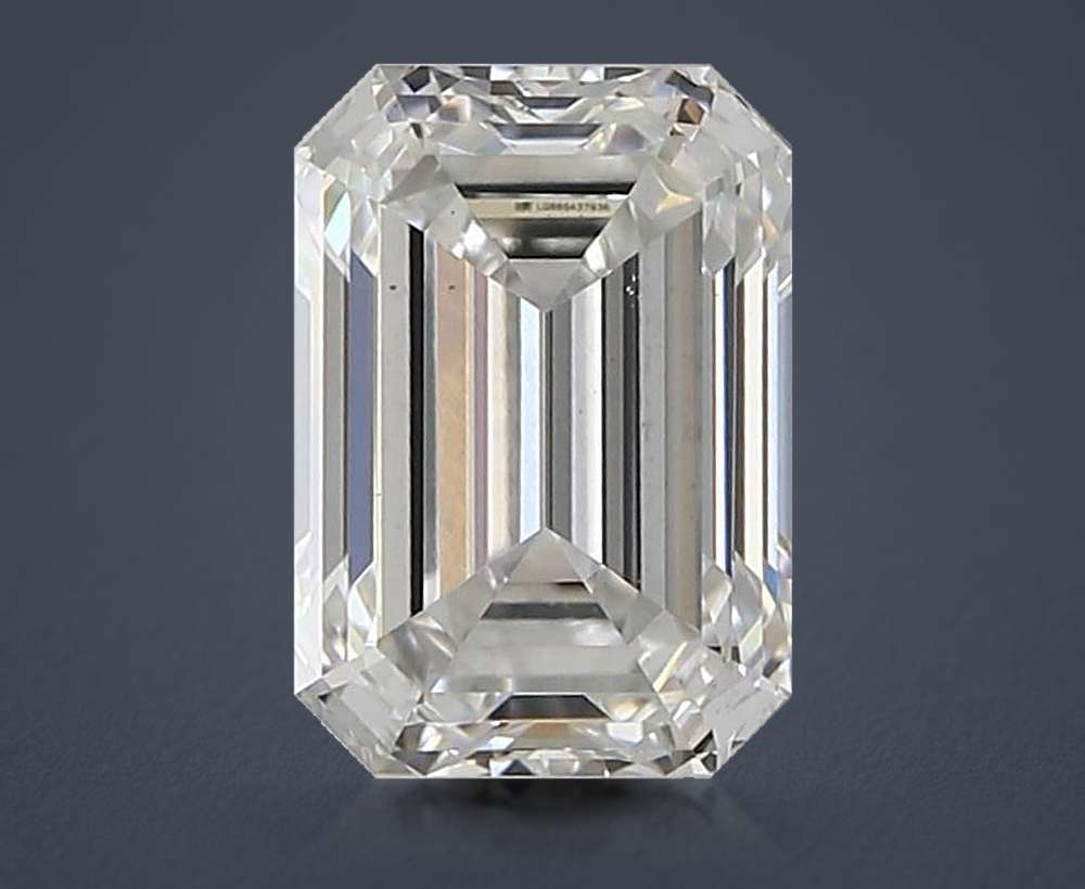1.59ct E VS1 Rare Carat Ideal Cut Emerald Lab Grown Diamond