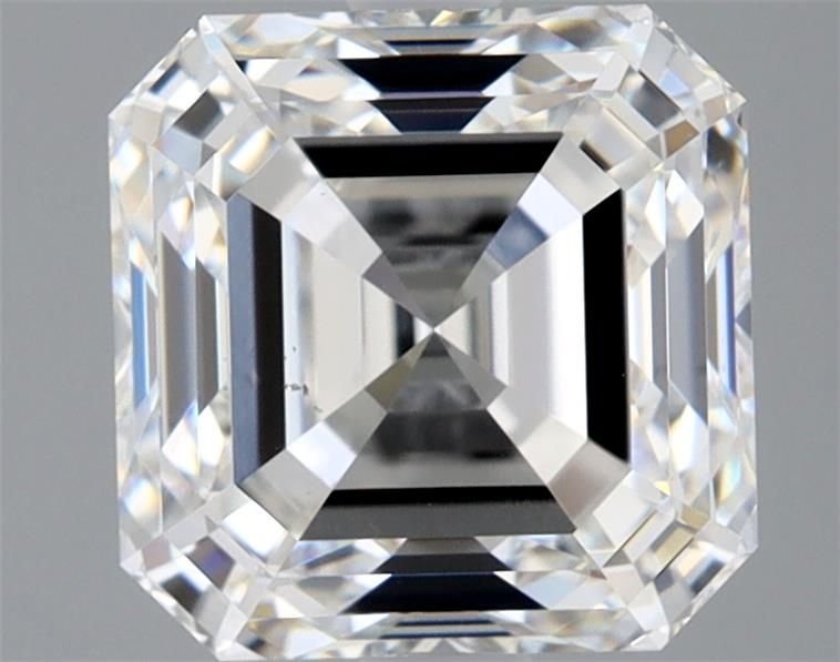 2.23ct G VS2 Rare Carat Ideal Cut Asscher Diamond
