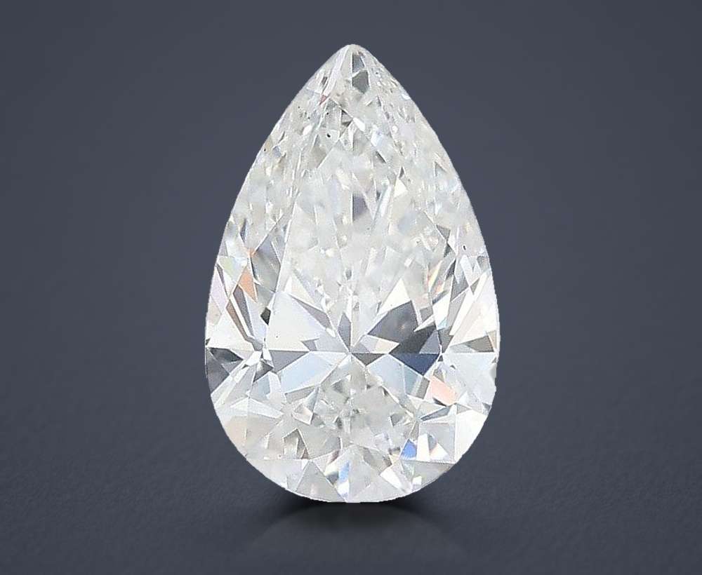 1.56ct E VS1 Rare Carat Ideal Cut Pear Lab Grown Diamond