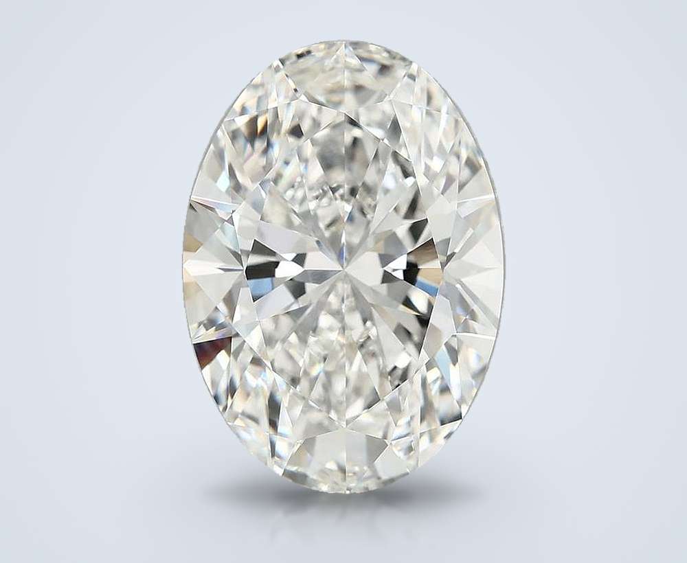 10.14ct F VS1 Rare Carat Ideal Cut Oval Lab Grown Diamond