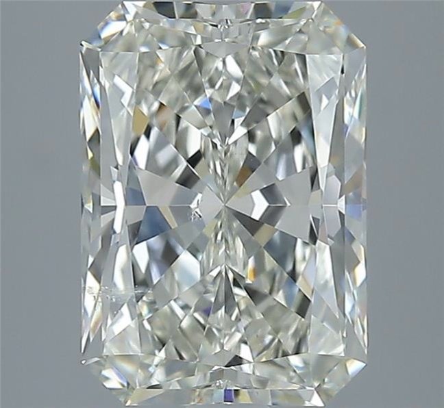 2.60ct J SI2 Rare Carat Ideal Cut Radiant Diamond