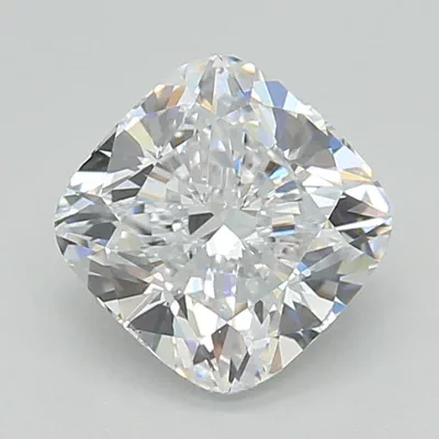 2.01ct D VVS1 Rare Carat Ideal Cut Cushion Lab Grown Diamond