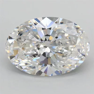 3.01ct E VS1 Rare Carat Ideal Cut Oval Lab Grown Diamond