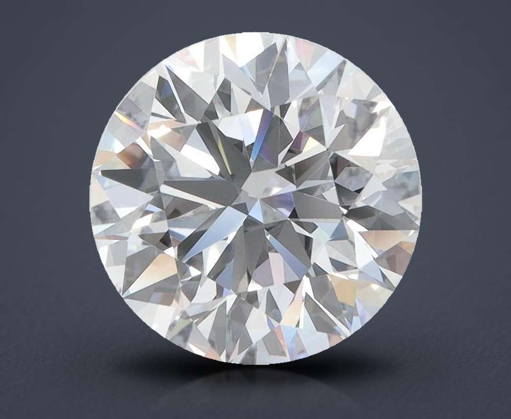 4.29ct D VVS1 Rare Carat Ideal Cut Round Lab Grown Diamond