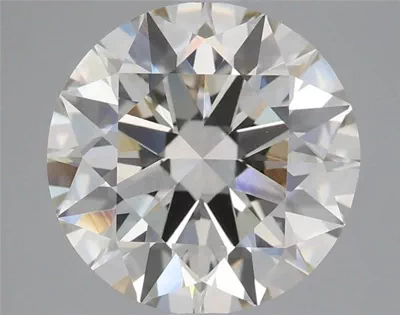 3.41ct I VVS2 Rare Carat Ideal Cut Round Lab Grown Diamond