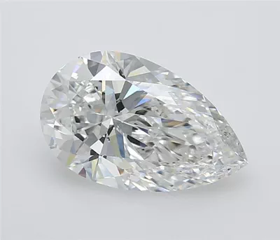 3.02ct D VS1 Rare Carat Ideal Cut Pear Lab Grown Diamond