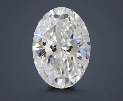 3.08ct D VS1 Rare Carat Ideal Cut Oval Lab Grown Diamond