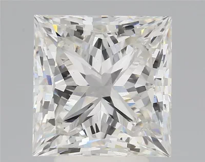 4.03ct H VS1 Rare Carat Ideal Cut Princess Lab Grown Diamond