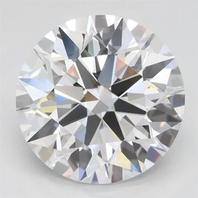 3.40ct D IF Rare Carat Ideal Cut Round Lab Grown Diamond