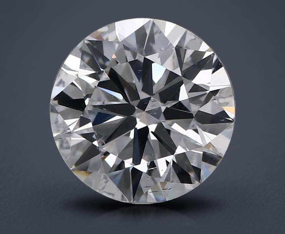 2.71ct E SI1 Rare Carat Ideal Cut Round Lab Grown Diamond