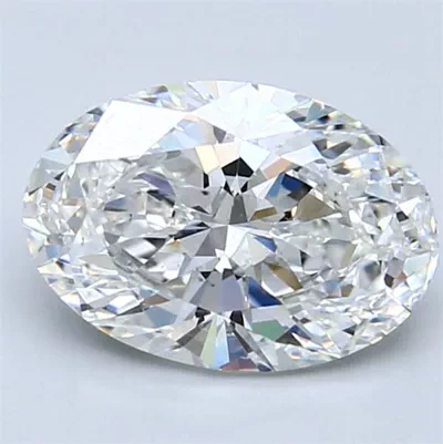2.02ct E SI1 Rare Carat Ideal Cut Oval Diamond