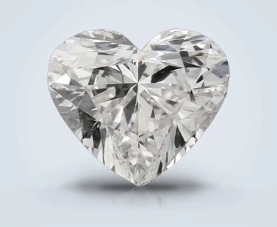 1.02ct F VVS2 Rare Carat Ideal Cut Heart Lab Grown Diamond