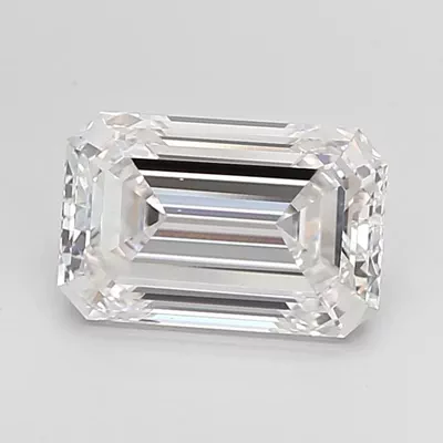 3.03ct E VS2 Excellent Cut Emerald Lab Grown Diamond