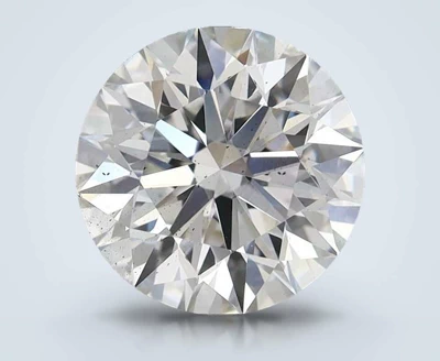 2.83ct F SI1 Excellent Cut Round Lab Grown Diamond